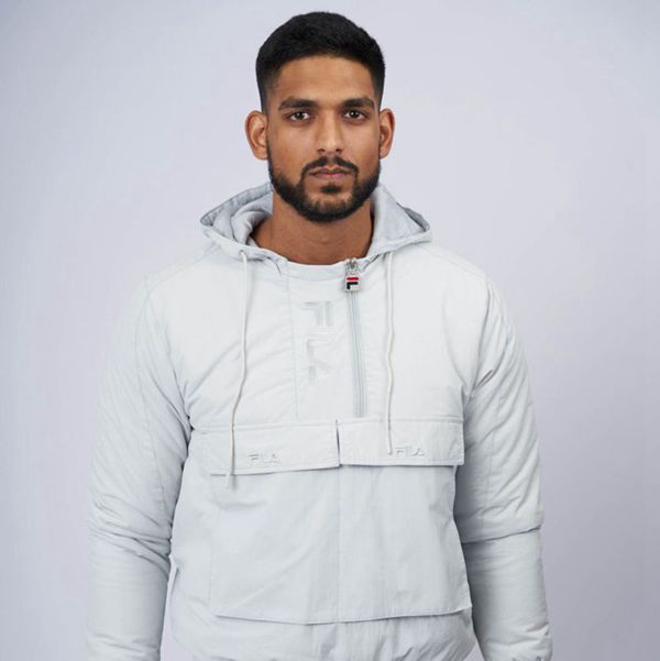 Fila Marco Utility Hooded Men's Jackets - Grey,NZ 579-6287